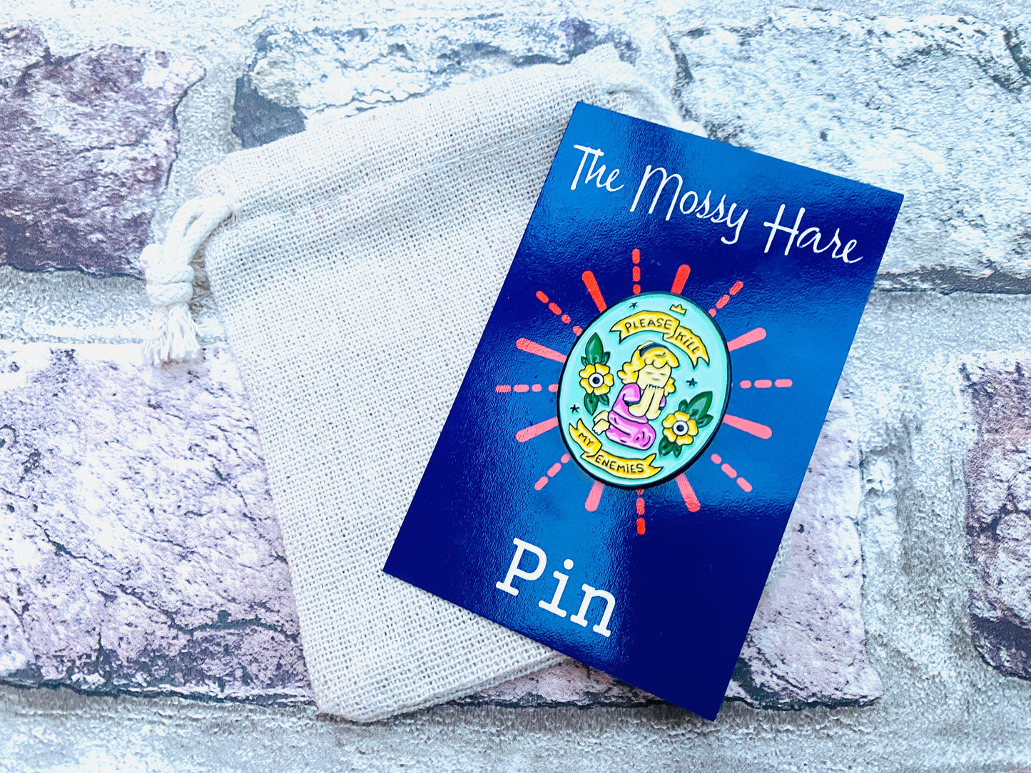 Funny Revenge Enamel Pin - Dark Badge, Humourous Lapel