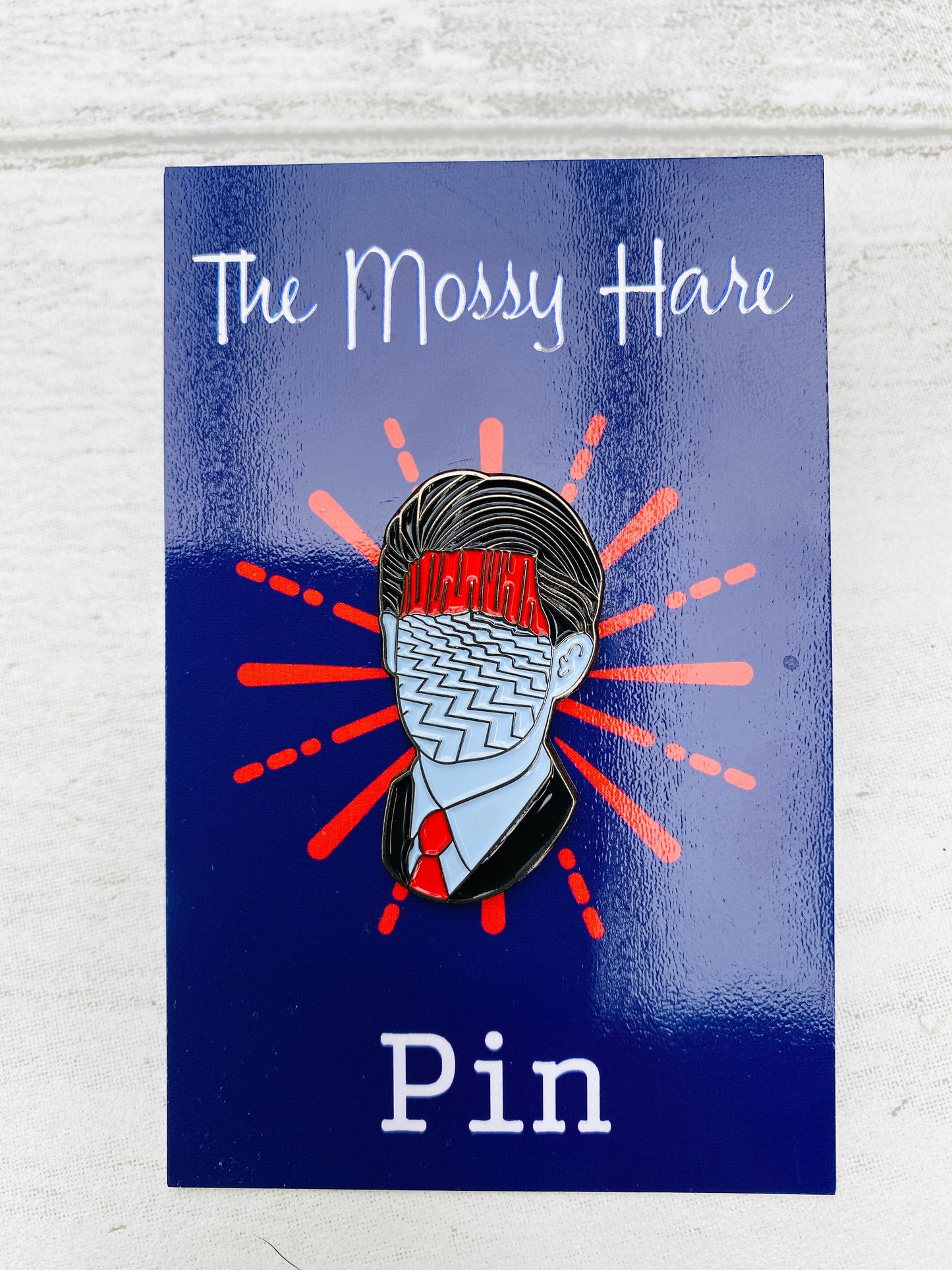 Twin Peaks Enamel Pin- Badge Lapel & Twin Peaks Stickers