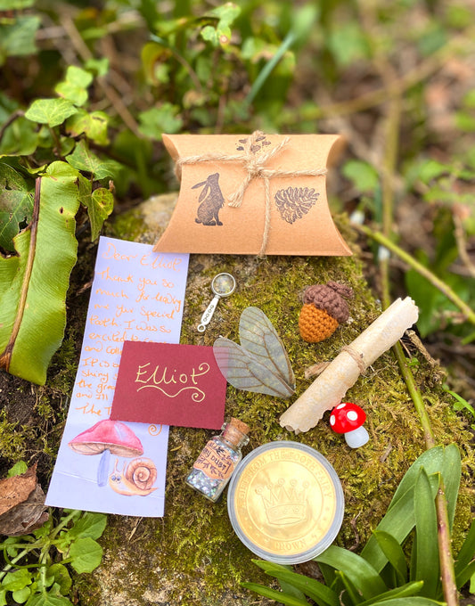 Autumn Tooth Fairy Letter HANDWRITTEN Personalised Tooth Fairy Kit! Fairy Dust, Fairy Wand, Note. Custom Tooth Fairy Set