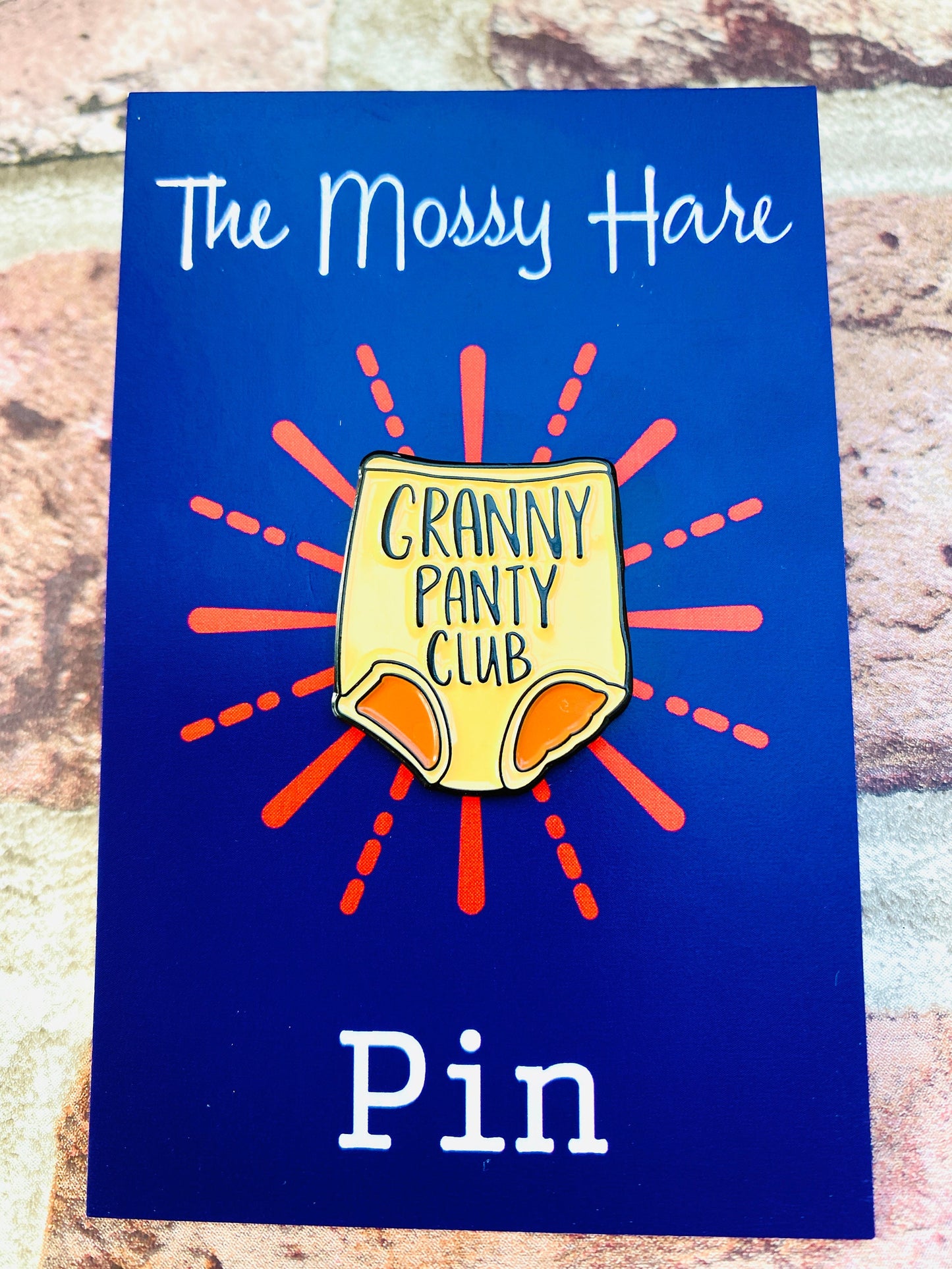 Funny Enamel Pin! Humourous Badge- great birthday gift!