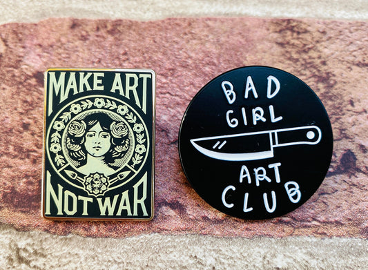 Art Enamel pin- Artist Enamel Pin Badge- Art student, Art teacher gift