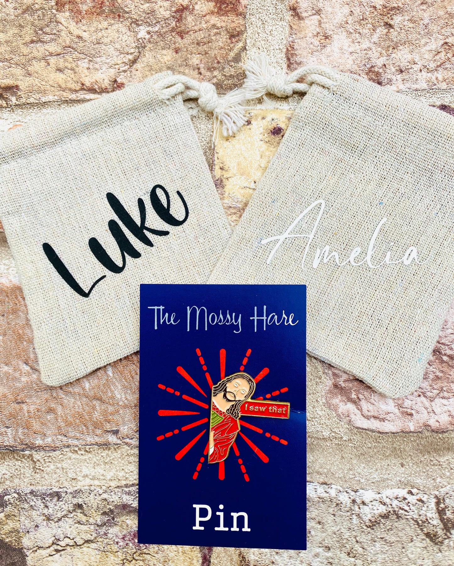 Funny religious enamel pin! Humorous Jesus badge lapel! Christian enamel pin, Church gift