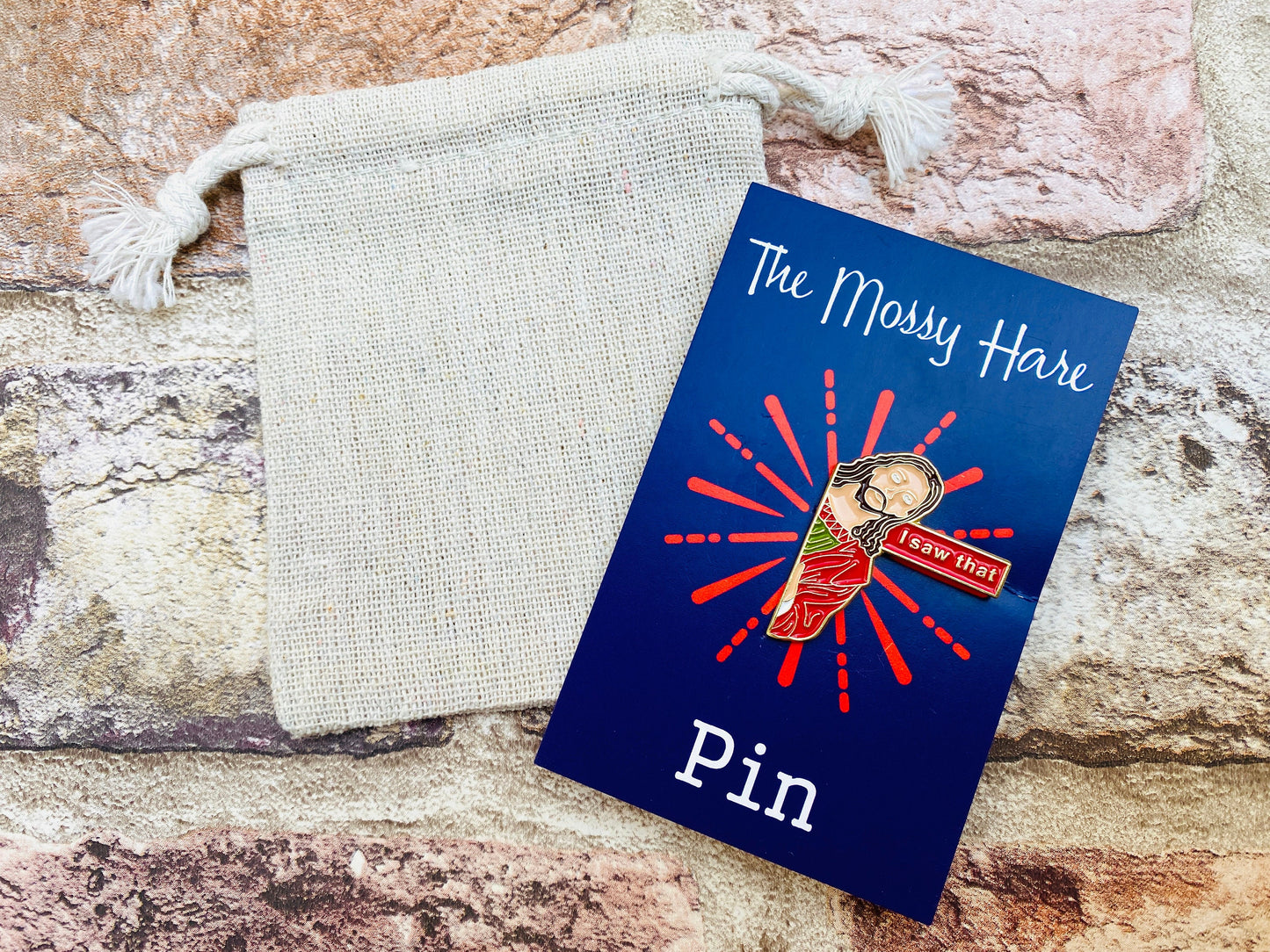 Funny religious enamel pin- humorous Christian badge lapel- funny Jesus gift
