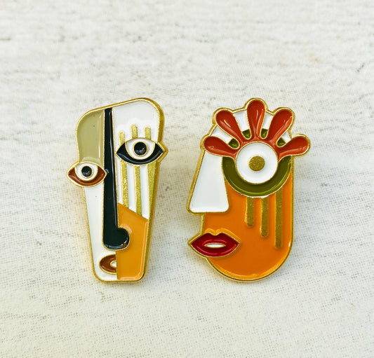 Artist Enamel Pin, badge, lapel! Art teacher gift, art student pin