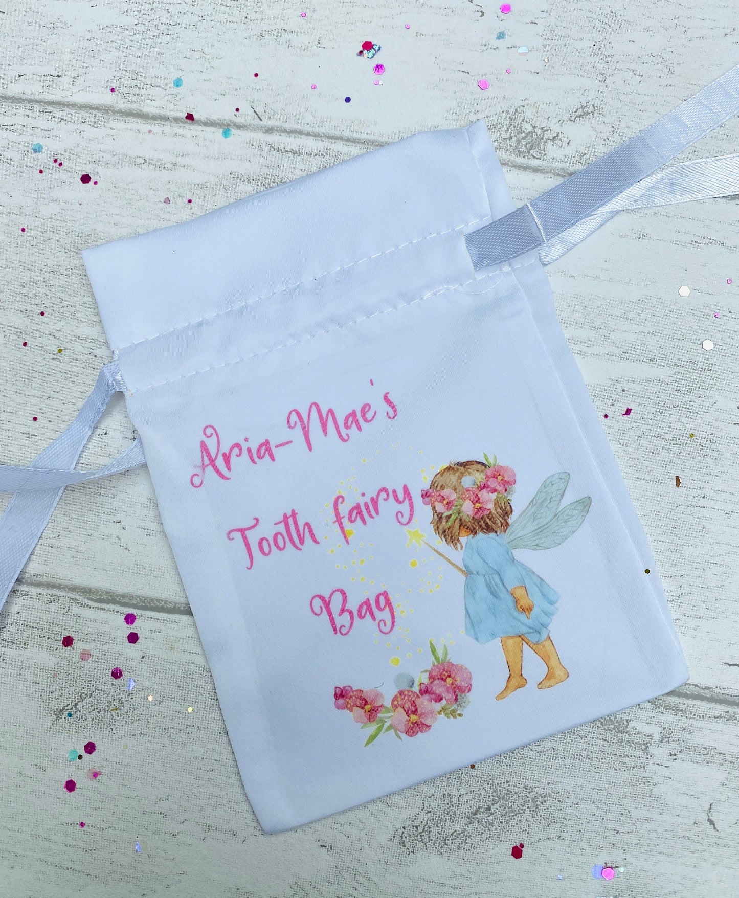 Tooth Fairy Bag PERSONALISED- Loose Tooth Fairy Bag for children to leave teeth in OR for Tooth Fairy gifts to be left in